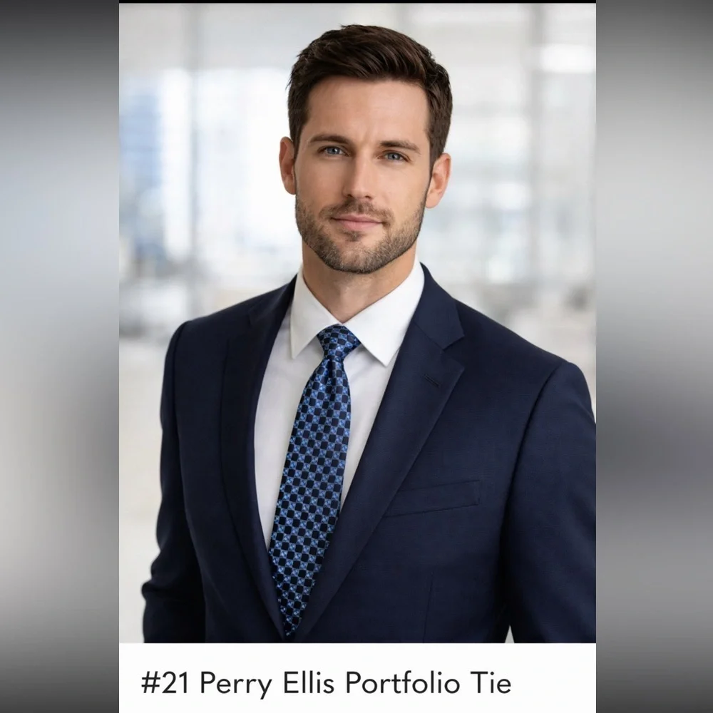 #21 Perry Ellis Portfolio Tie